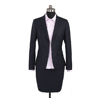 ZOBRA HY7001-2時(shí)尚職業(yè)套裙 經(jīng)典黑色西服套裝，打造優(yōu)雅職場(chǎng)風(fēng)范
